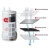 Máy lọc nước Mitsubishi Cleansui Nóng Lạnh CWMF-500E - Ảnh 3