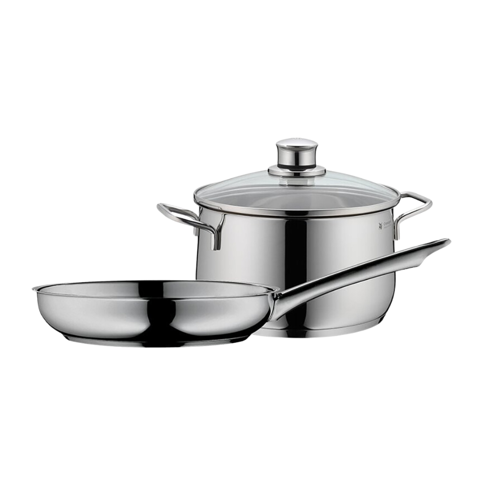 Bộ nồi WMF Diadem Plus 2 món kèm chảo thép WMF 24cm Bộ nồi WMF Diadem Plus 2 món kèm chảo thép WMF 24cm - Ảnh 2
