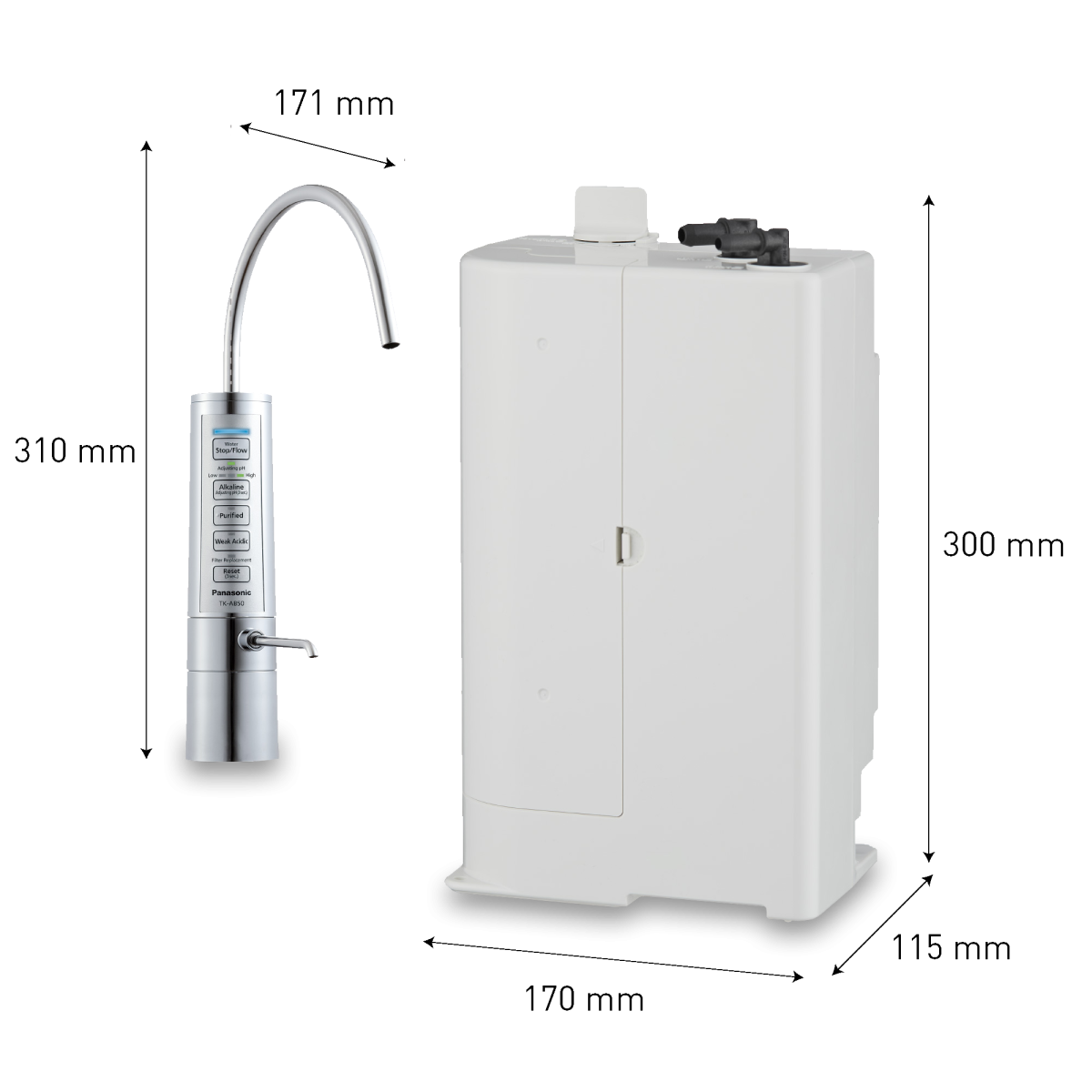 Máy Lọc Nước Ion Kiềm Panasonic TK-AB50-ZEX Tạo Nước Sạch Ngon Bổ, Made in Japan Máy Lọc Nước Ion Kiềm Panasonic TK-AB50-ZEX Tạo Nước Sạch Ngon Bổ, Made in Japan
